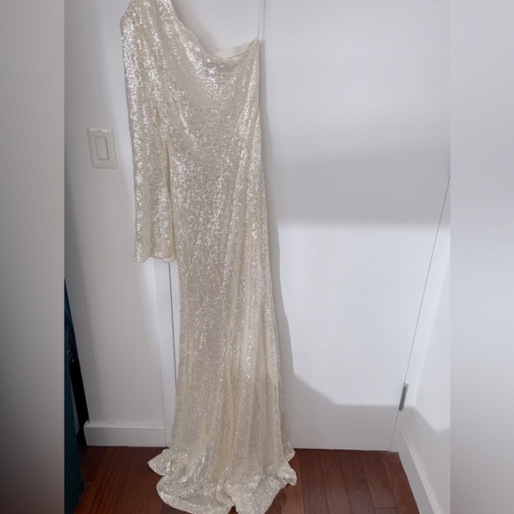 Cinq A Sept Angeline Gown sequin long dress - Picture 7 of 9